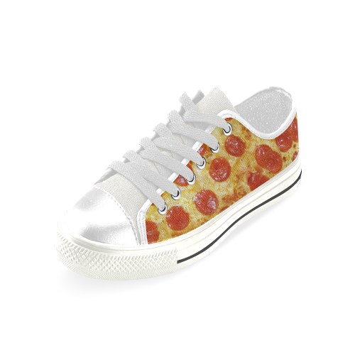 pizza Men's Classic Canvas Shoes (Model 018)