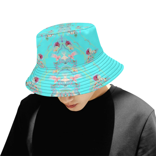 aqua nature All Over Print Bucket Hat for Men