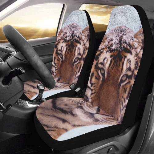 Tiger and Snow Car Seat Covers (Set of 2)