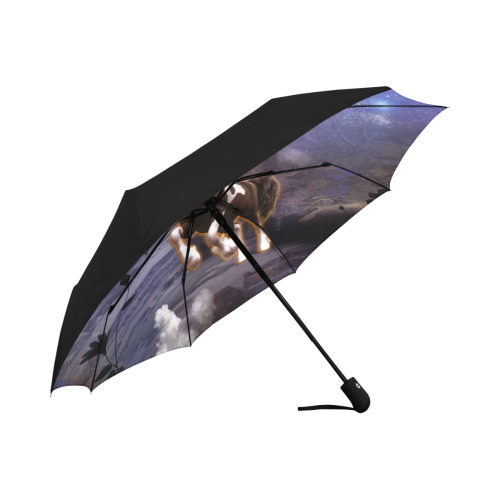 Wonderful horse Anti-UV Auto-Foldable Umbrella (Underside Printing) (U06)
