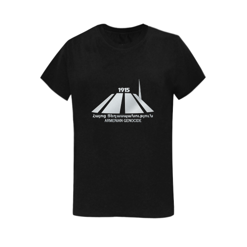 Armenian Genocide Հայոց ցեղասպանությունը Women's T-Shirt in USA Size (Two Sides Printing)