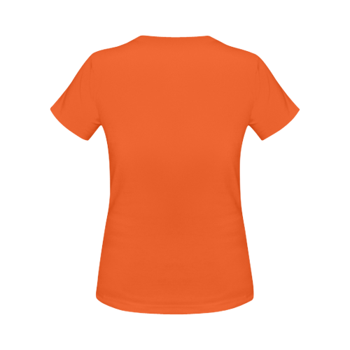 Celtic Lady Orange Women's T-Shirt in USA Size (Front Printing Only)