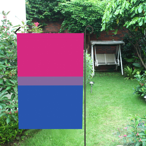 Bisexuel Flag Garden Flag 12‘’x18‘’（Without Flagpole）