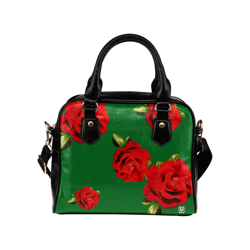 Fairlings Delight's Floral Luxury Collection- Red Rose Shoulder Handbag 53086h16 Shoulder Handbag (Model 1634)