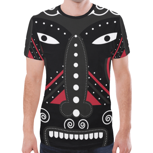 Ritual Tribal New All Over Print T-shirt for Men/Large Size (Model T45)
