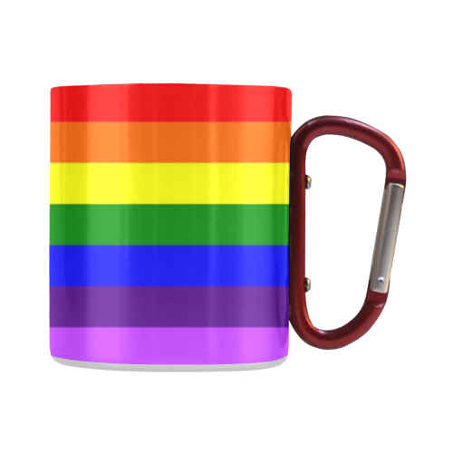 Rainbow Flag (Gay Pride - LGBTQIA+) Classic Insulated Mug(10.3OZ)