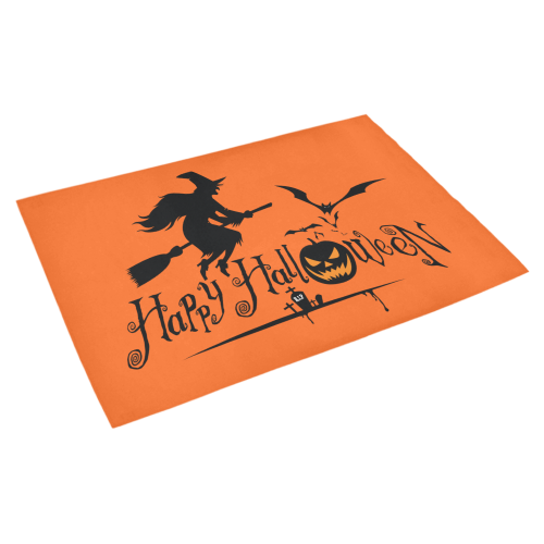 Happy Halloween Witch Azalea Doormat 30" x 18" (Sponge Material)