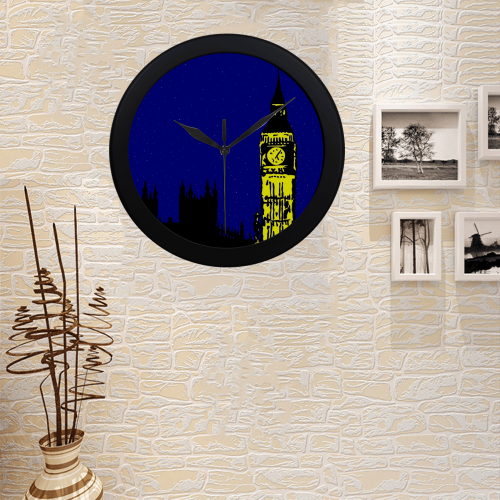 LONDON- Circular Plastic Wall clock