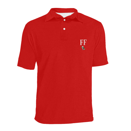 FF - Vulure Minimal Polo Men's All Over Print Polo Shirt (Model T55)