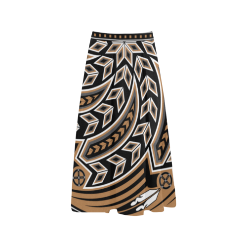 Wind Spirit Brown Aoede Crepe Skirt (Model D16)