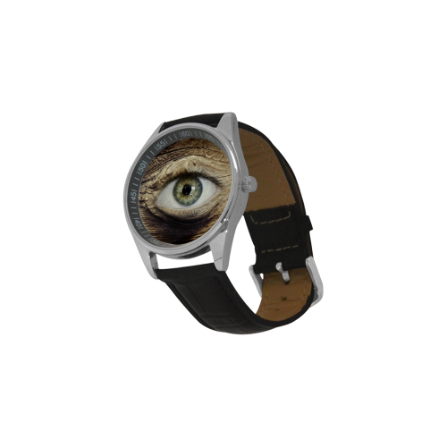 I have an eye on you Men's Casual Leather Strap Watch(Model 211)