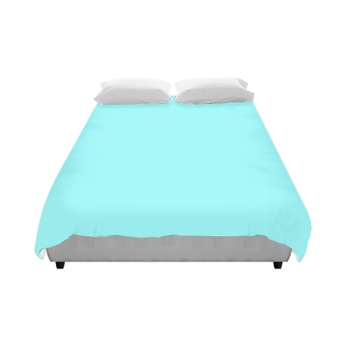 color ice blue Duvet Cover 86"x70" ( All-over-print)