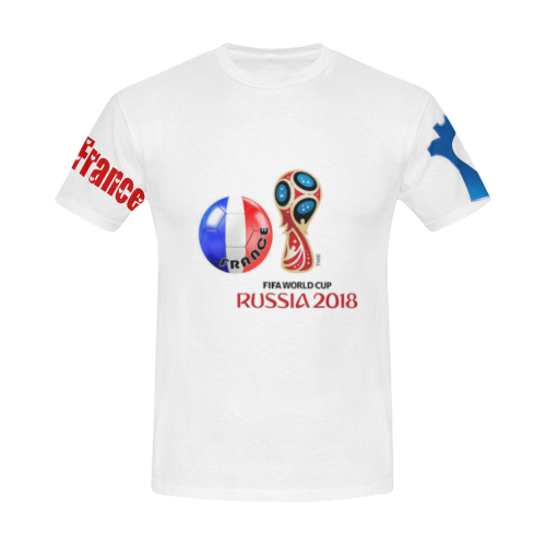 coupe du monde France All Over Print T-Shirt for Men/Large Size (USA Size) Model T40)