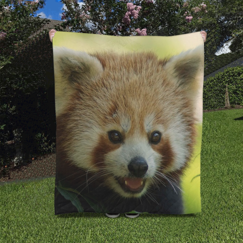 red panda Quilt 50"x60"