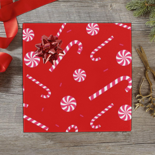 Candy CANE Gift Wrapping Paper 58"x 23" (2 Rolls)