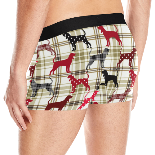 Black and Tan Coonhound Men's All Over Print Boxer Briefs (Model L10)
