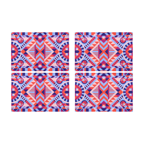 Modern Geometric Pattern Placemat 12’’ x 18’’ (Set of 4)
