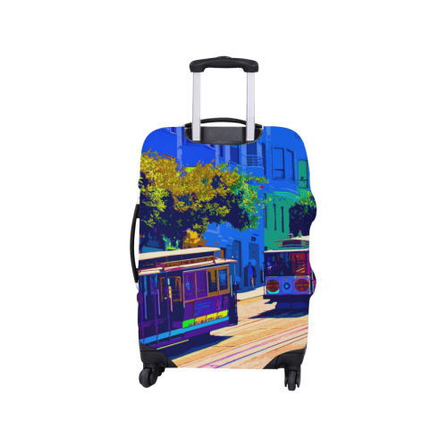 SanFrancisco_20170101_by_JAMColors Luggage Cover/Small 18"-21"