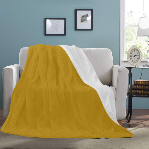 color dark goldenrod Ultra-Soft Micro Fleece Blanket 70''x80''