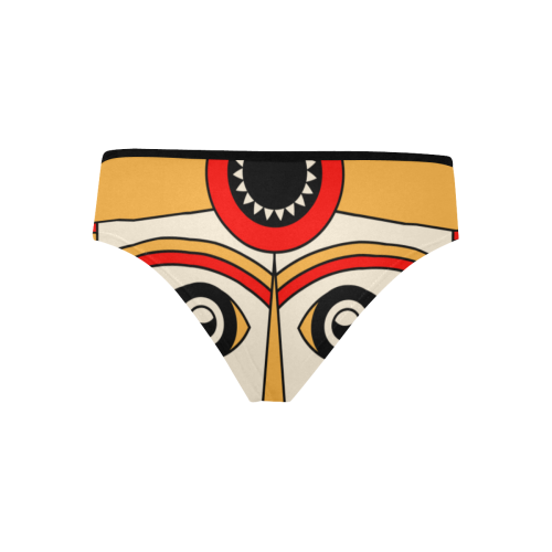 Aztec Religion Tribal Women's Hipster Panties (Model L33)