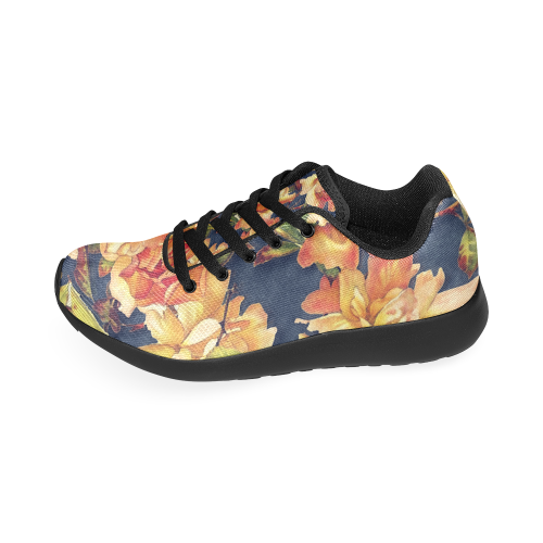 flowers #flowers #pattern #flora Women’s Running Shoes (Model 020)
