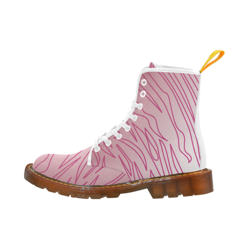 Pink wild gi. lines Martin Boots For Women Model 1203H
