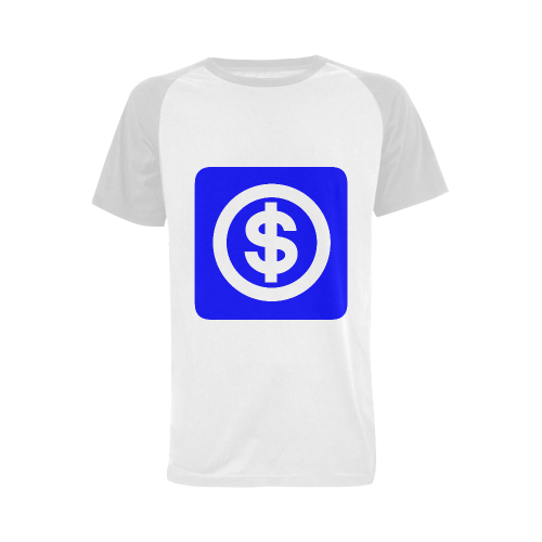 DOLLAR SIGNS 2 Men's Raglan T-shirt (USA Size) (Model T11)