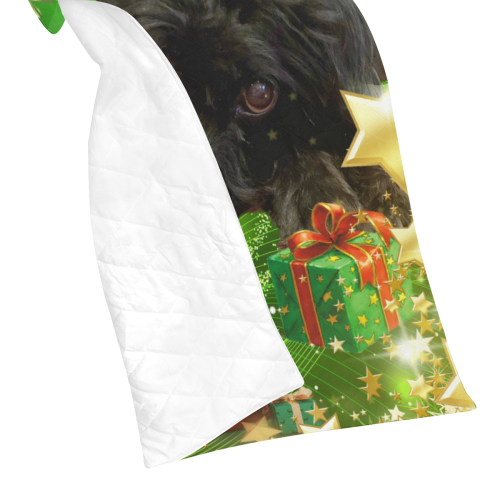 Christmas Dog Doodle Quilt 60"x70"