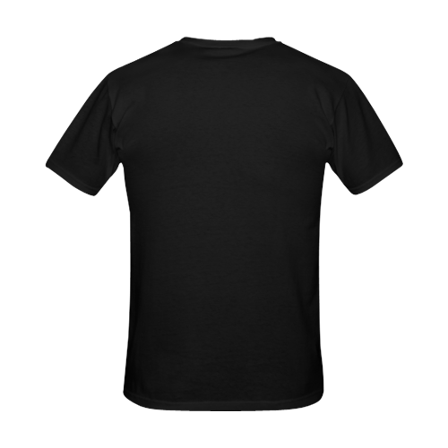 Logo Icon(W) Black Men's T-Shirt in USA Size (Front Printing Only)