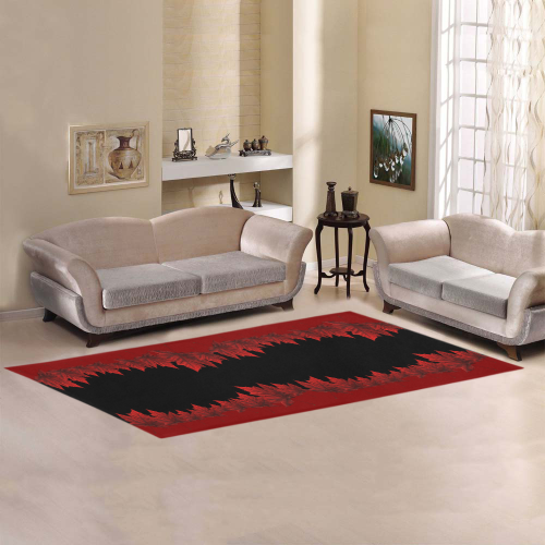 Red Maple Leaf Area Rugs Canada Red Area Rug 9'6''x3'3''