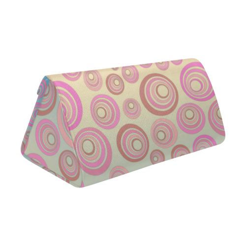 Retro Psychedelic Pink and Blue Custom Foldable Glasses Case
