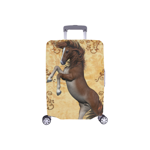 Wonderful brown horse Luggage Cover/Small 18"-21"