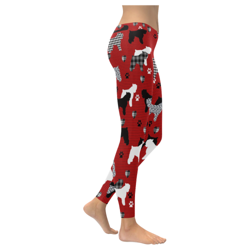 Bouvier des Flandres Women's Low Rise Leggings (Invisible Stitch) (Model L05)