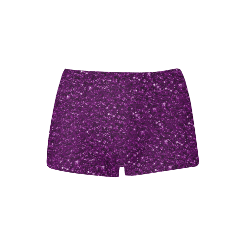 sparkling glitter plum Women's All Over Print Boyshort Panties (Model L31)