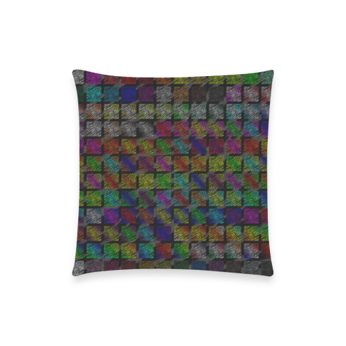 Ripped SpaceTime Stripes Collection Custom  Pillow Case 18"x18" (one side) No Zipper