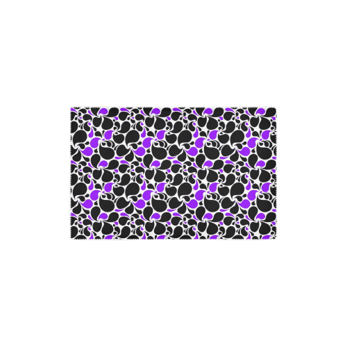 purple black paisley Area Rug 2'7"x 1'8‘’