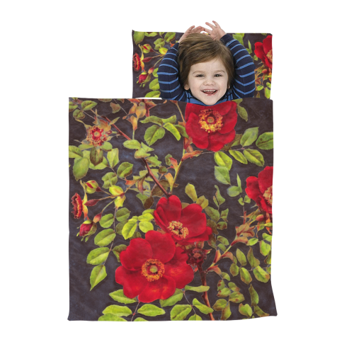 flowers #flowers #pattern #flora Kids' Sleeping Bag