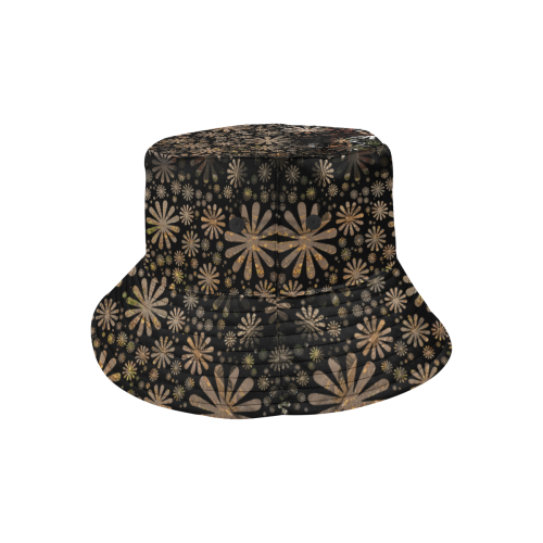 Flowers and Pavilion All Over Print Bucket Hat
