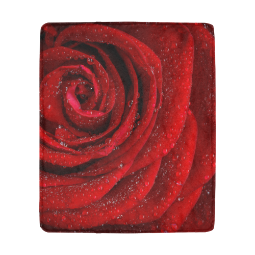 Red rosa Ultra-Soft Micro Fleece Blanket 50"x60"