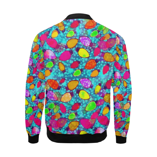 Bulb Popart by Nico Bielow All Over Print Bomber Jacket for Men (Model H19)