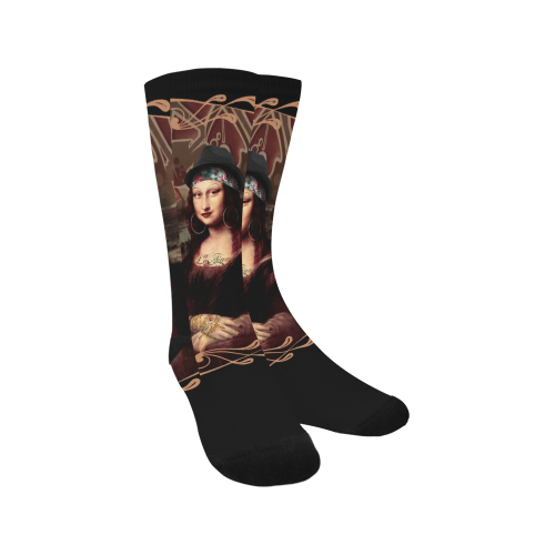 Mexican Chola Mona Lisa Trouser Socks