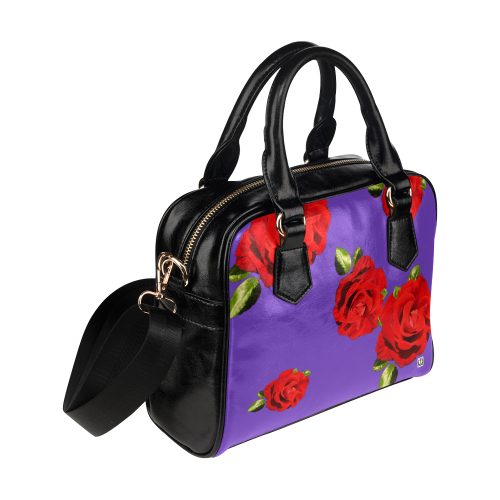Fairlings Delight's Floral Luxury Collection- Red Rose Shoulder Handbag 53086h7 Shoulder Handbag (Model 1634)