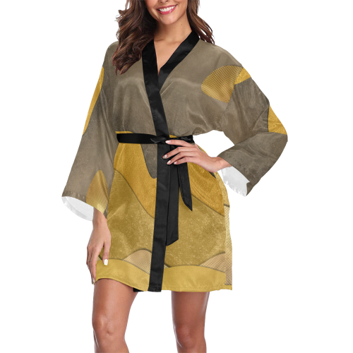 sun sm Long Sleeve Kimono Robe