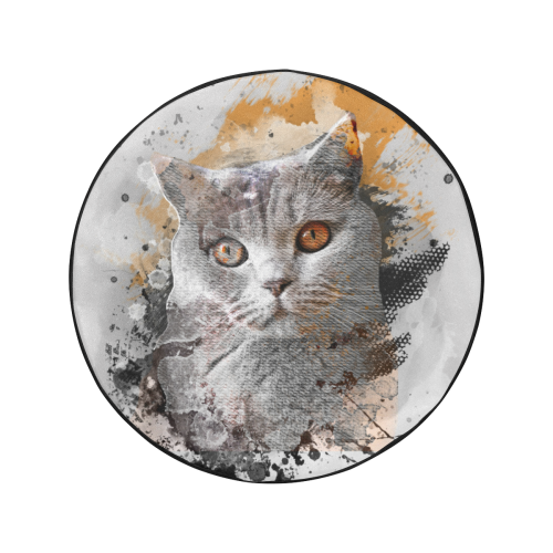 cat kitty art #cat #kitty 34 Inch Spare Tire Cover