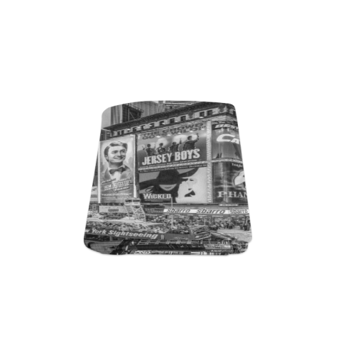Times Square III Special Finale Edition B&W Blanket 50"x60"