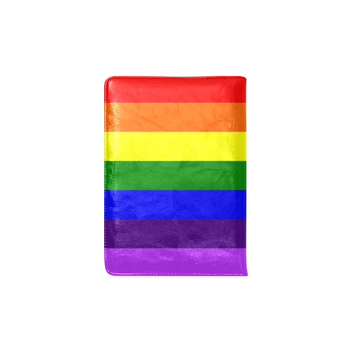 Rainbow Flag (Gay Pride - LGBTQIA+) Custom NoteBook A5