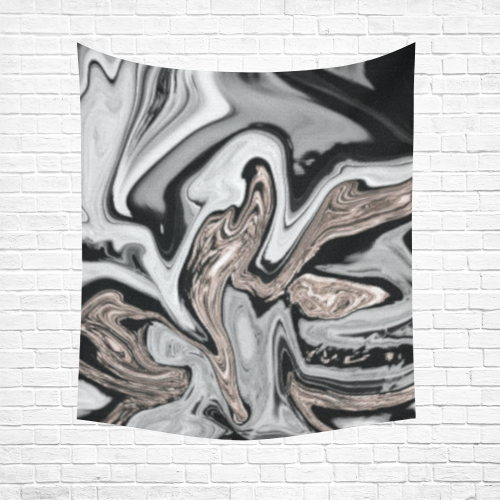 Illusion Cotton Linen Wall Tapestry 51"x 60"