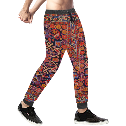 Azerbaijan Pattern Men's All Over Print Sweatpants (Model L11)