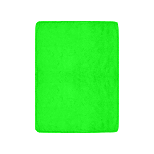 color lime Ultra-Soft Micro Fleece Blanket 30''x40''