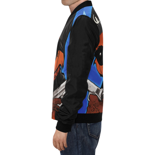 Eazy-LaChouett All Over Print Bomber Jacket for Men (Model H19)